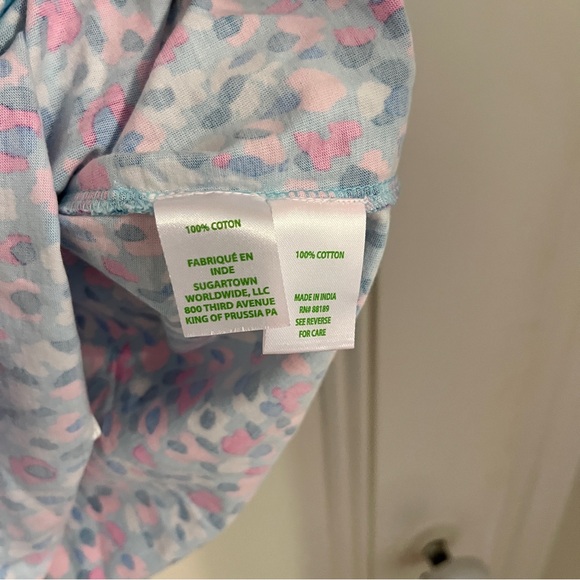 Lilly Pulitzer NWT Jerrica Top in Multi Hottie Dottie XS - Picture 5 of 7